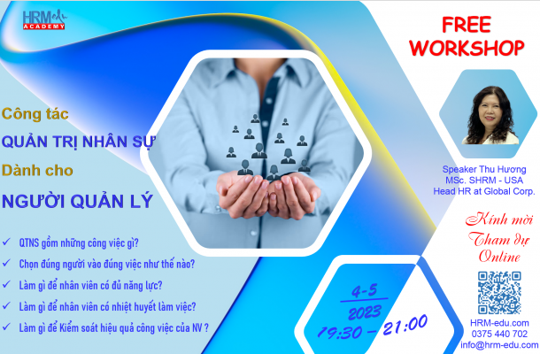 Công tác Quản trị nhân sự dành cho Người quản lý